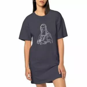Robe T-shirt Femme - Mona Lisa - 100% Coton BIO Peigné